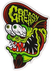 D48 Rat Fink Hot Rod RAT FINK MOTORCYCLE DIE CUT DECAL OR MAGNET VINTAGE