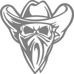Cowboy Outlaw Decal