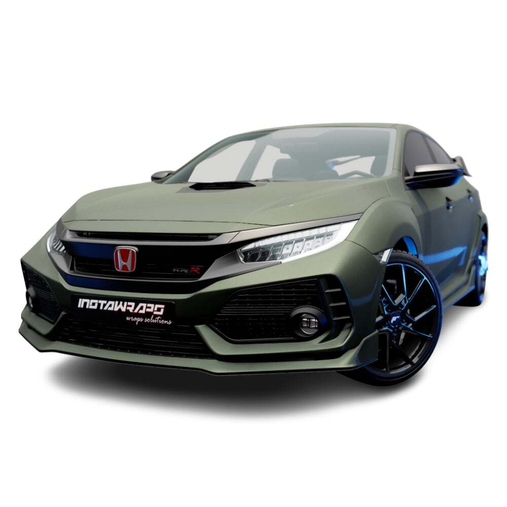 3M 2080 Scotchprint Matte Metallic Pine Green Vinyl Car Wrap Film | M206