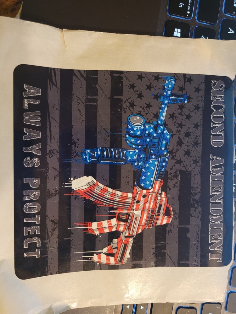 2nd amendment sticker 5″x6″