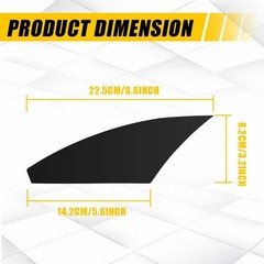 For 2022-25 Civic Headlight Side Marker Precut Black Vinyl Tint Overlays 1~10X