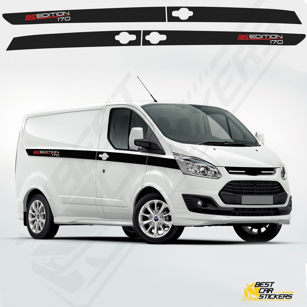 Side Racing Stripes For Ford Custom Vinyl Decals Van Stickers