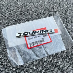 NEW Chrome TOURING REAR TRUNK BADGE EMBLEM FOR HONDA CRV HRV ODYSSEY STICKER
