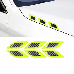 Green-Black Car Door Handle Bowl Anti-Scratch Sticker Protector Trim