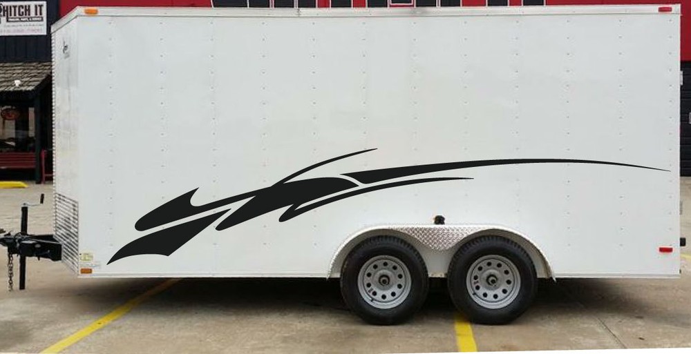 Stripe Tribal Race Pickup Trailer RV Vinyl Decal Graphic Vehicle Truck SUV Car