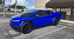 Tesla Cybertruck DIY PPF PreCut Paint Protection Film Wrap Gloss Sapphire Blue