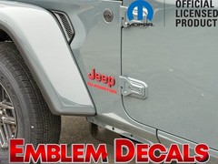 JEEP & GLADIATOR JL Fender Decals 2018 2019 2020 2021 2022 2023 24 25 26