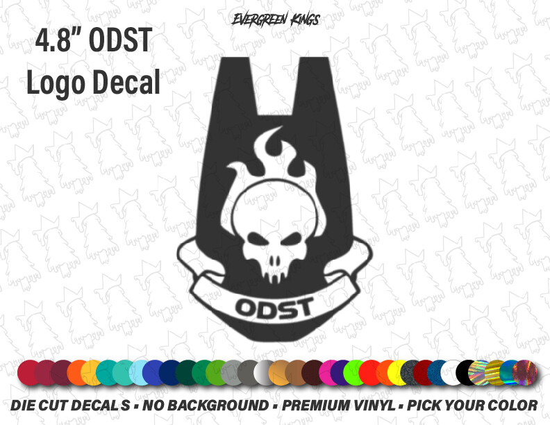 ODST Logo Insignia Halo Legendary Infinite – 5 Inches – Gamer Decal Sticker