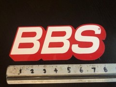 BBS Racing Wheels RED Decal 8×3 OEM