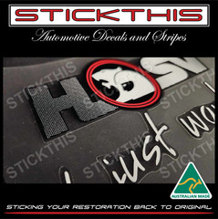HSV I Just Want One Rear Window Decal Sticker – VE VF Clubsport R8