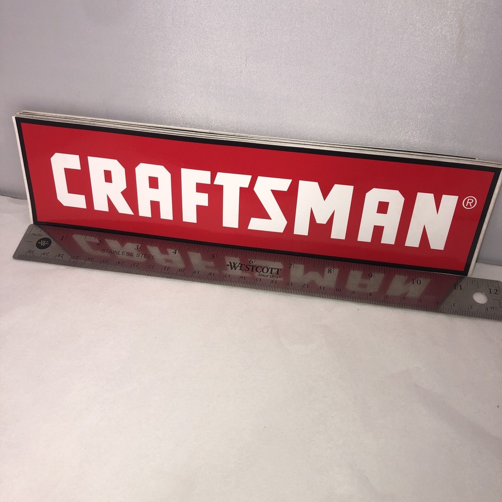 Craftsman Tools Car Bumper Window Tool Box Vinyl Sticker Decal Water Resistant