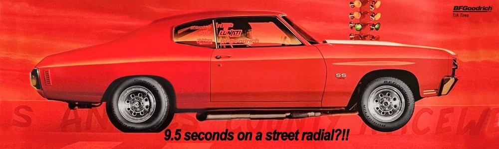 REPRODUCTION BFGoodrich Banner 1970 Red Chevelle 36″x120″