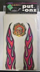 Chroma Graphics Corp Put-Onz Auto Decals VTG NOS