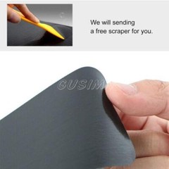 Rubber Car Rear Bumper Protector Trim Strip Trunk Sill Guard Scratch Pad Cover