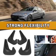 4PCS Front&Rear Black Universal Splash Guards Mud Flaps for Chevrolet Car Pickup
