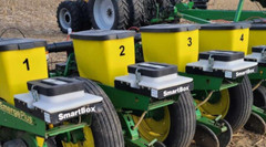 Planter Box Decals 1-24 Fits John Deere, Kenzie Tractor Boxes Meters Decal Label