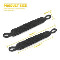 2/4X Duty Straps Door Heavy Limiting for 1976-2021 Jeep Wrangler JL TJ JK LJ YJ