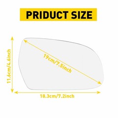 1/2Set Mirror Glass w/ Backing Heated Right Side RH 8K0857536F for Audi A5 A3 S5