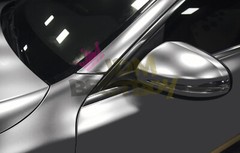 Anodized Chrome Silver Car Vinyl Wrap Sticker Decal Matte Metallic Sheet Film