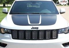 TRAIL HOOD 2011-2021 Jeep Grand Cherokee Trailhawk Hood Decal Stripe Graphic