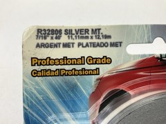 Prostripe R32806 40′ X 7/16″ Silver Metallic Multistriping Pinstripe Tape