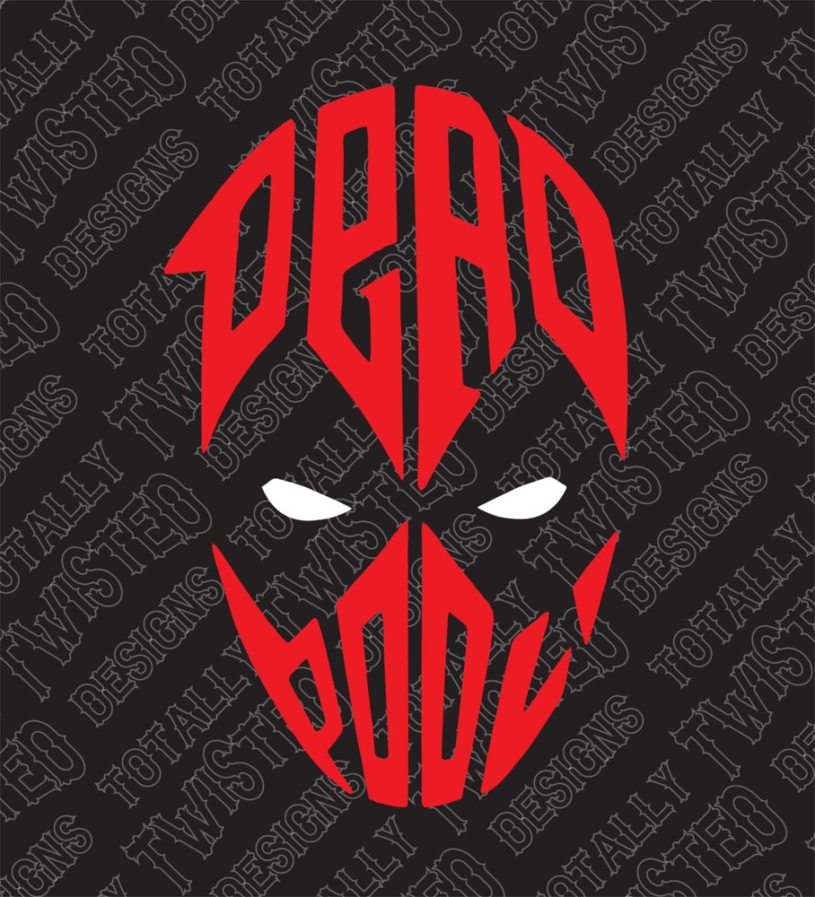 Deadpool 2 Color vinyl decal sticker Car Truck Marvel X Men MCU Dead Pool Name