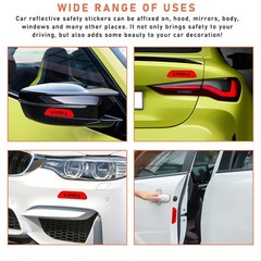 Universal Car Door Open Warning Reflective Safety Stickers