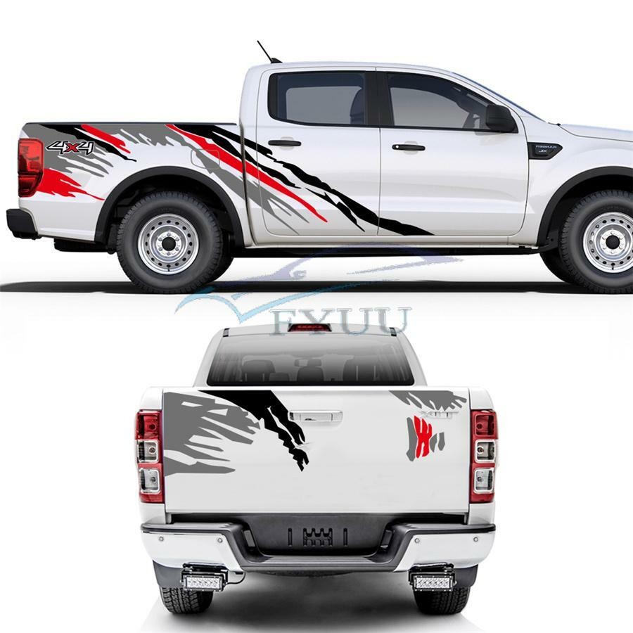 Truck Both Side Body Tail Decal Graphic Sticker For Ford F150 Ranger Raptor