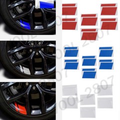 6x For 16″-21″Reflective Car Wheel Rim Vinyl Decal Sticker Accessories 3 Colors