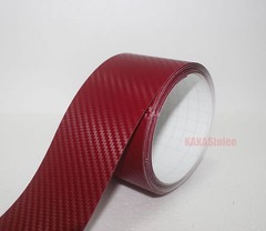 Decorative Strip Tape 3D Texture Carbon Fiber Vinyl Wrap Film Car House Sticker