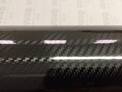Scratch-Resistant Black Carbon Fiber Vinyl Wrap 3ft x 5ft – DIY Easy Application