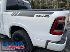 2009-2025 For Ram 1500 Decals Side Rumble Stripes 3m Vinyl Stickers Graphics
