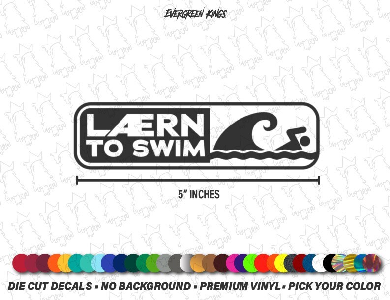 LAERN TO SWIM Tool Band Logo Aenima Vinyl Car Logo Decal Sticker Learn to Swim