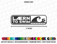 LAERN TO SWIM Tool Band Logo Aenima Vinyl Car Logo Decal Sticker Learn to Swim