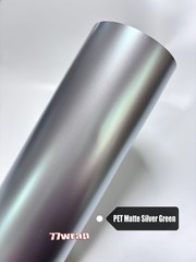 50FT x 5FT PET Silver GN Chameleon Satin Pearl Metal Car Vinyl Wrap Sticker US