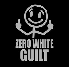 Zero White Guilt Funny Prank Vinyl Permanent Decal Sticker Car Truck Laptop JDM