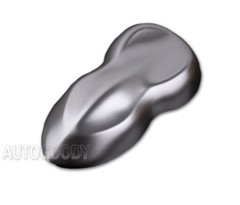 12″ x 60″ Satin Matte Chrome Metallic Dark Gray Vinyl Film Wrap Air Bubble Free