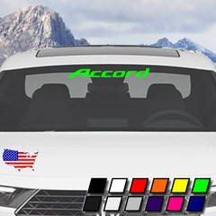 Windshield Banner Vinyl Decal Sticker for Honda Accord LX SE EX-L Sport-L Hybrid