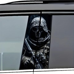 Special Forces scratch-resistant PVC B-pillar Car Stickers Self-adhesive