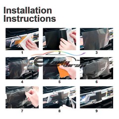 3M 2080 Vinyl Wrap For Chevy Bowtie Emblem Overlay Sticker Decal Sheet Film
