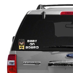 BATGIRL Baby on Board Vinyl Vehicle Window Kids Graphics Bumper Stickers