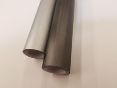 Brushed Silver / Brushed Gray Steel Vinyl Car Wrap Film Sticker Decal Sheet