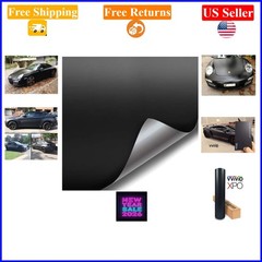 Matte Black Vinyl Wrap Film 6×60 inches for Automotive DIY and Decor