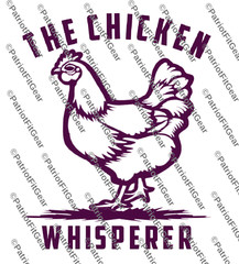 Chicken Whisperer, Chicken, Fowl, Rooster, Poultry Farm, Hen, Custom Vinyl Decal