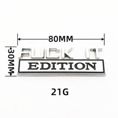 2Pcs Funny 3D Car Stickers Universal Decor Emblems for Truck Auto Accessories