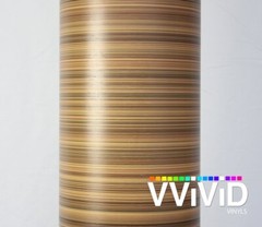 VVivid Striped Maple Wood Grain Vinyl Wrap Architectural Film | V126