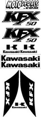 Sticker decal Kit for KFX50 KFX 50 Front Rear Fender tank Emblems Graphic
