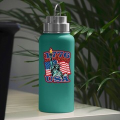 Vinyl Sticker, Liberty & Justice for All, Patriotic Die-Cut Decal