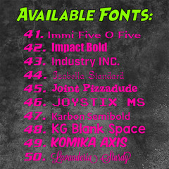 700mm CUSTOM STICKER – Vinyl Text Lettering Decal Name Shop Car Window Van Fun