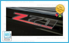 2014 – 2018 Z71 Off Road Decals stickers Silverado Sierra Red Black FG7G5